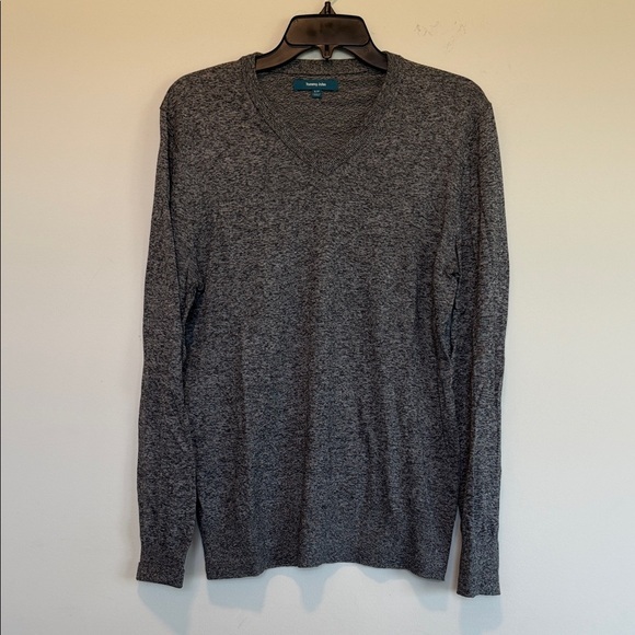 Tommy John Charcoal V-Neck Sweater - Picture 1 of 6